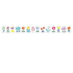 Masking Tape Vivid Flowers Cut