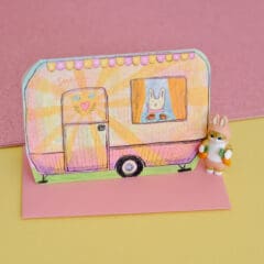 Carte Caravane Lapin
