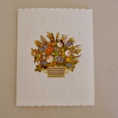 Carte Retro Flowers