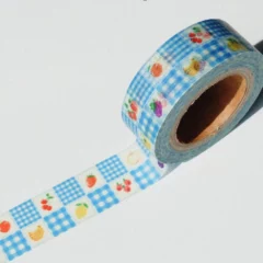 Masking Tape - Blue Vintage Check