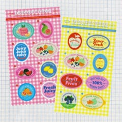 Fresh Fruit Stickers
