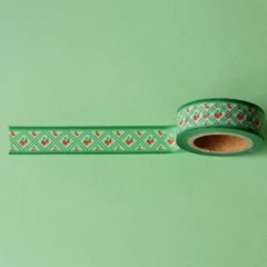 Masking Tape - Green Vintage Check
