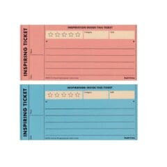 Inspiring Ticket Memo Pad