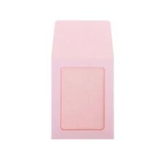 Petite Enveloppe à Fenêtre Rose Pâle