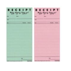 Receipt Memo Pad
