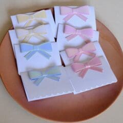 Etiquettes Marque-Place Bow
