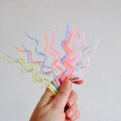 Bougies Swirly Pastel