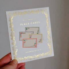 Etiquettes Marque-Place Jardin