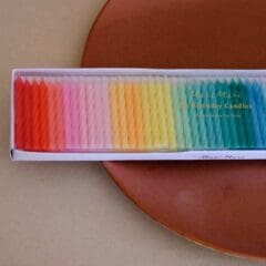 Mini Bougies Rainbow