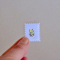 Dérouleur Mini Stickers Lapins Holographiques