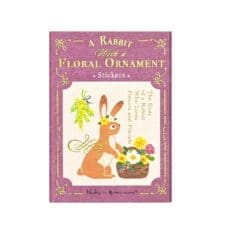 Boite de Stickers - Lapin Fleuriste