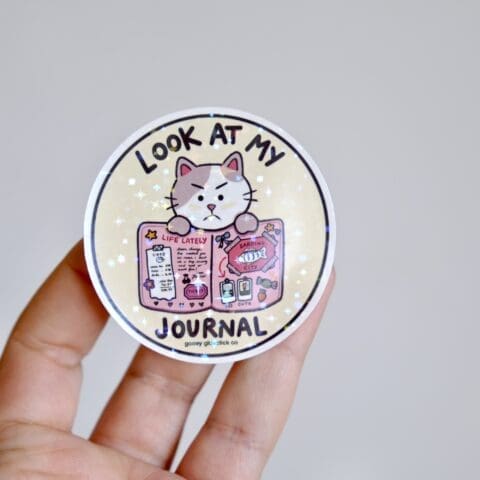 Sticker Look At My Journal !