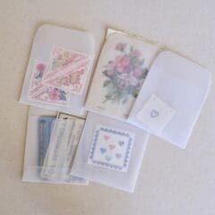 Lot de 5 Mini Pochettes Calque