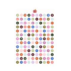 Stickers Nany Craft Shop - Alphabet Boutons