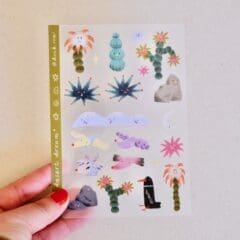 Planche Stickers - Silly Desert Dream