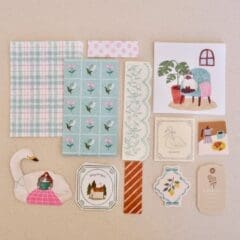 Stickers Yori-Dori - Cygne & Lecture