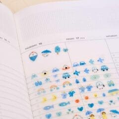 Stickers Journaling - Daily Seal Bleu