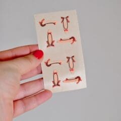 Stickers Ballerines Velours