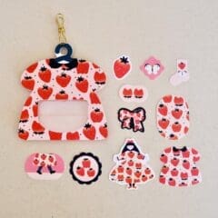 Stickers Charmy Pattern Strawberry