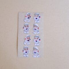 Stickers Cosmonaute Velours