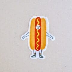 Hannah the Hot Dog Sticker