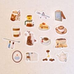 Stickers Flocons Petit Story - Cafe