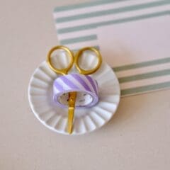Masking Tape Stripe Lilac