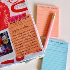 Read Feel Write Memo Pad