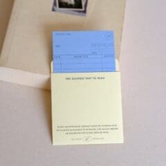 Set Fiche de Lecture + Pochette