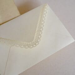 Enveloppe Ivoire Dentelle