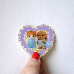 Glitter Sticker Best Friends