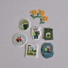 Boite de Stickers - Panda Roux Libraire