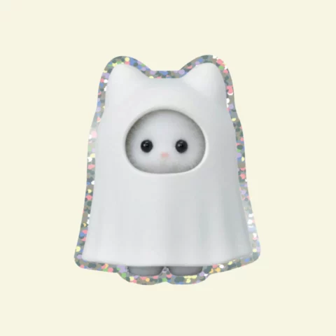 Glitter Sticker Little Sylvanian Ghost