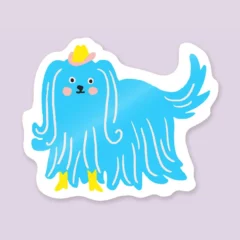 Sticker Chien Cowboy