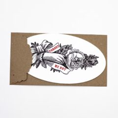 Carte Letterpress - Forget Me Not