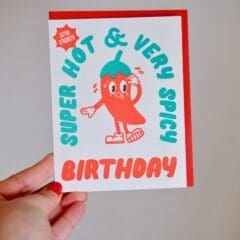 Carte d'Anniversaire Very Spicy