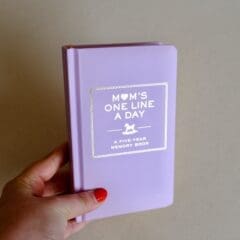 Carnet Mom's One Line a Day - A Five-Year Memory Book