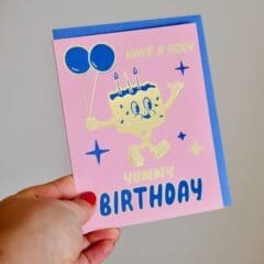 Carte Yummy Birthday Cake