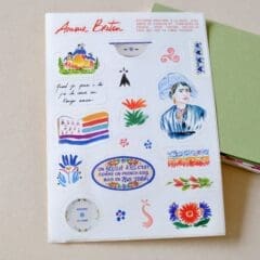 Planche de Stickers Amour Breton - BZH