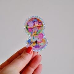 Glitter Sticker Sirène Polly Pocket