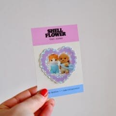 Glitter Sticker Best Friends