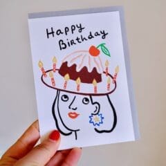 Carte Birthday Pudding Hat