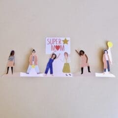 Carte Concertina Super Mom