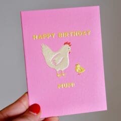 Mini Carte Maman Poule