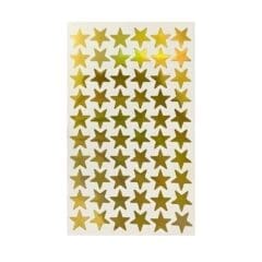Planche de Stickers - Etoiles Dorées