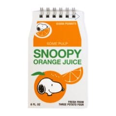 Carnet Snoopy Epicerie - Orange Juice