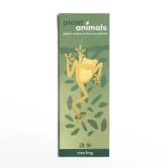 Decoration pour plante en forme de grenouille