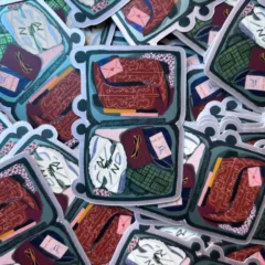 Glitter Sticker Valise