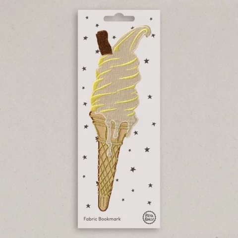 Marque-Page Brodé Glace