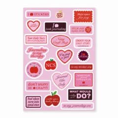 Stickers Nany Craft Shop - I 🖤 Journaling